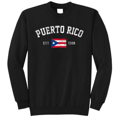 Puerto Rico Est. 1508 Puerto Rican Flag Independence Day Sweatshirt