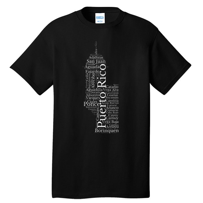 Puerto Rico El Morro Prideful Puerto Rican Cities And Towns Tall T-Shirt