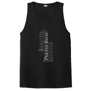 Puerto Rico El Morro Prideful Puerto Rican Cities And Towns PosiCharge Competitor Tank