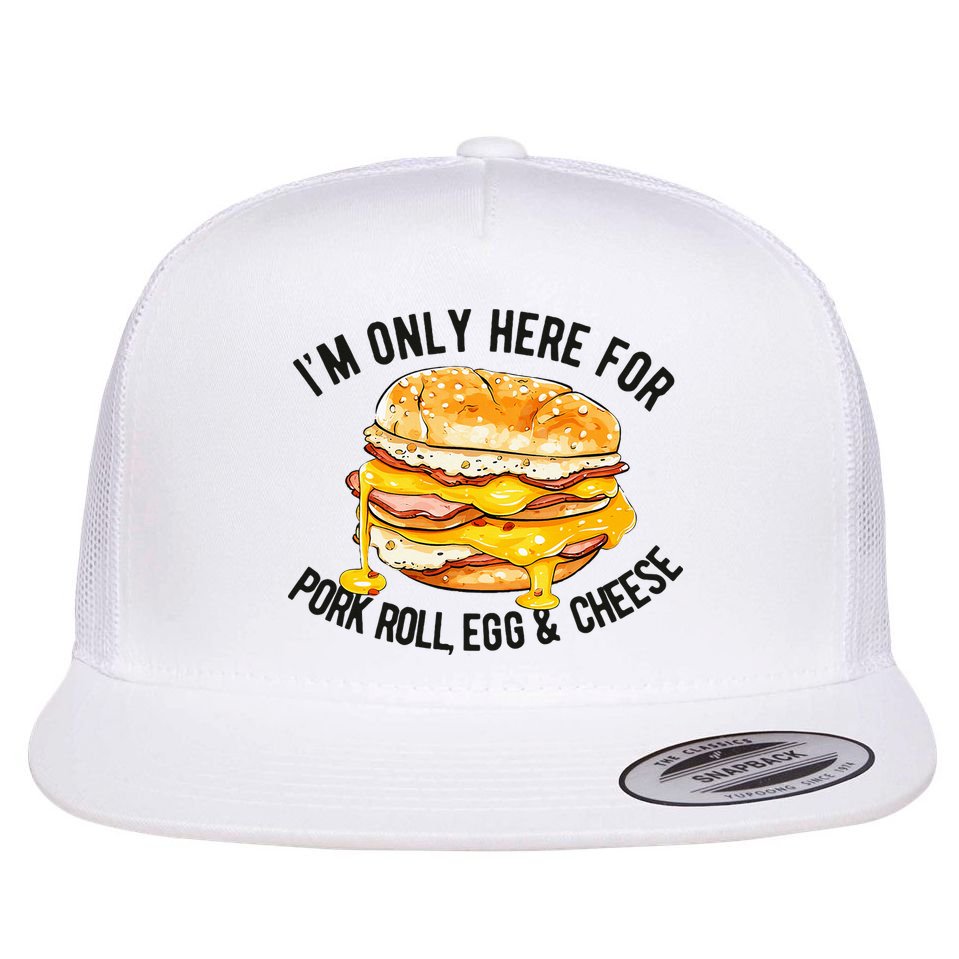 Pork Roll Egg And Cheese New Jersey Pride Nj Flat Bill Trucker Hat