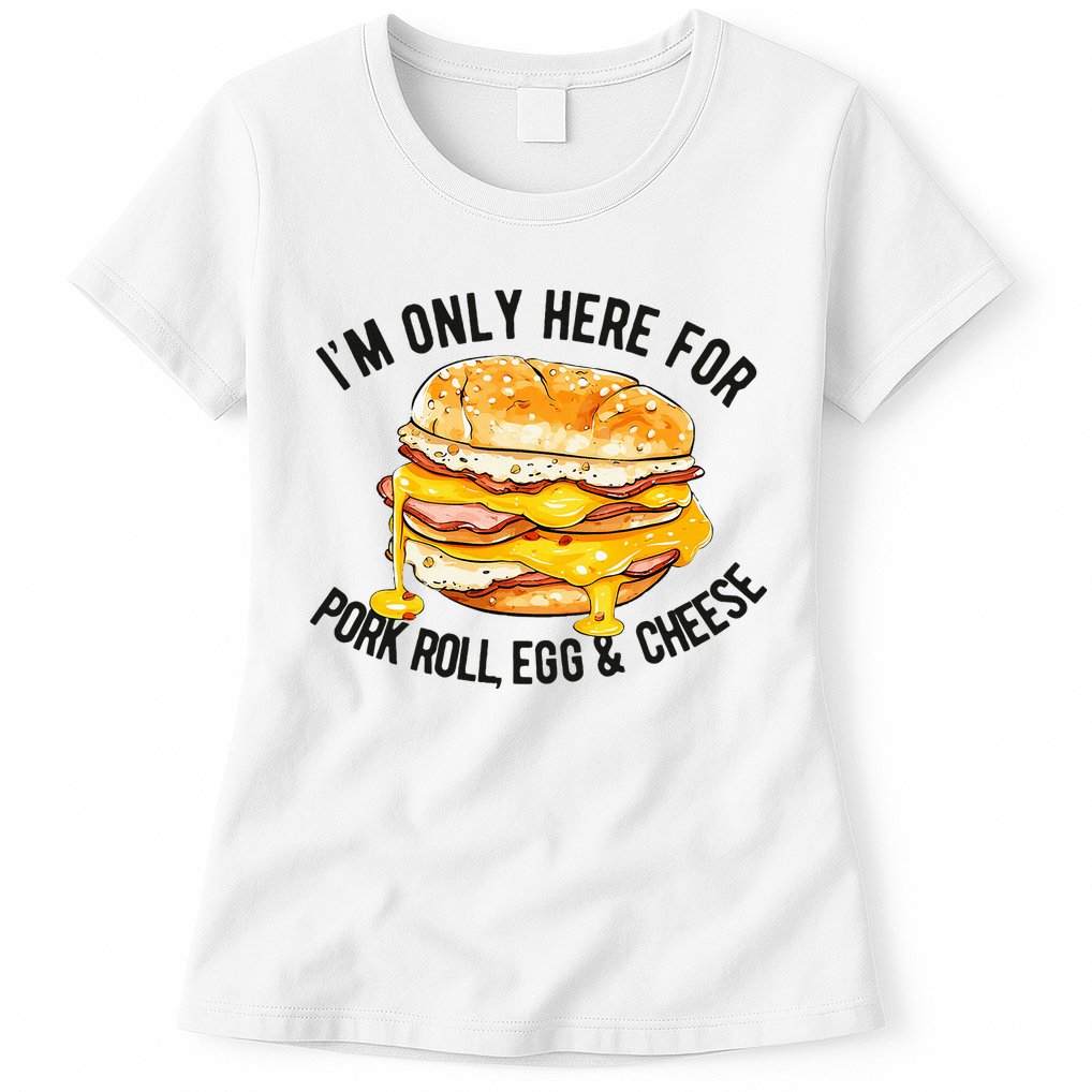 Pork Roll Egg And Cheese New Jersey Pride Nj Womens T-Shirt