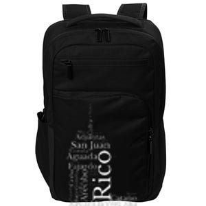 Puerto Rico El Moro Prideful Puerto Rican Cities And Towns Impact Tech Backpack