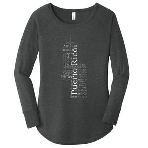 Puerto Rico El Moro Prideful Puerto Rican Cities And Towns Women's Perfect Tri Tunic Long Sleeve Shirt