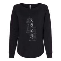 Puerto Rico El Moro Prideful Puerto Rican Cities And Towns Womens California Wash Sweatshirt