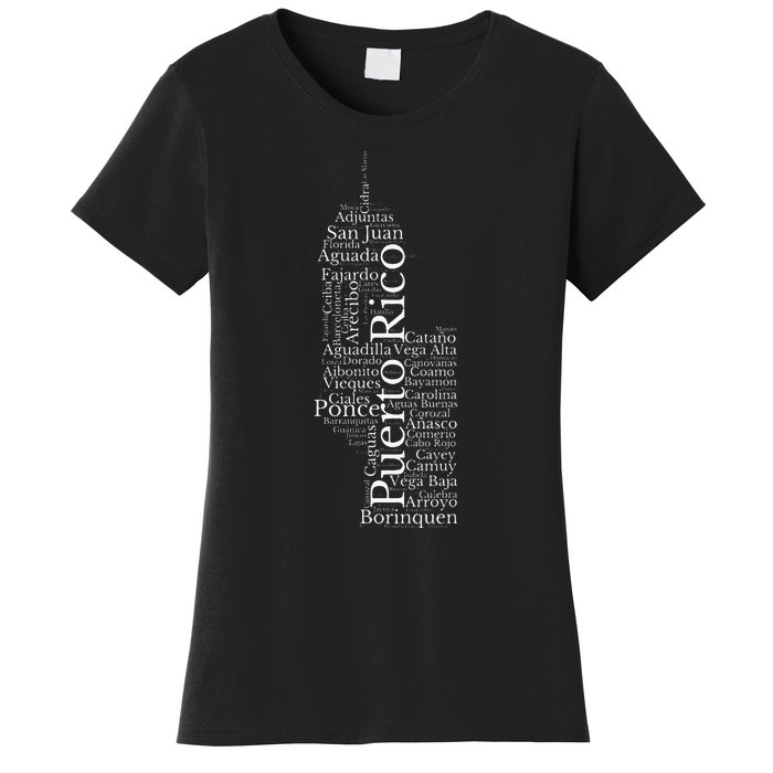 Puerto Rico El Moro Prideful Puerto Rican Cities And Towns Women's T-Shirt