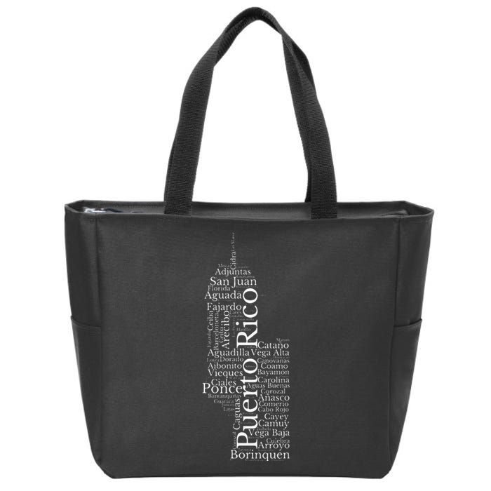 Puerto Rico El Moro Prideful Puerto Rican Cities And Towns Zip Tote Bag