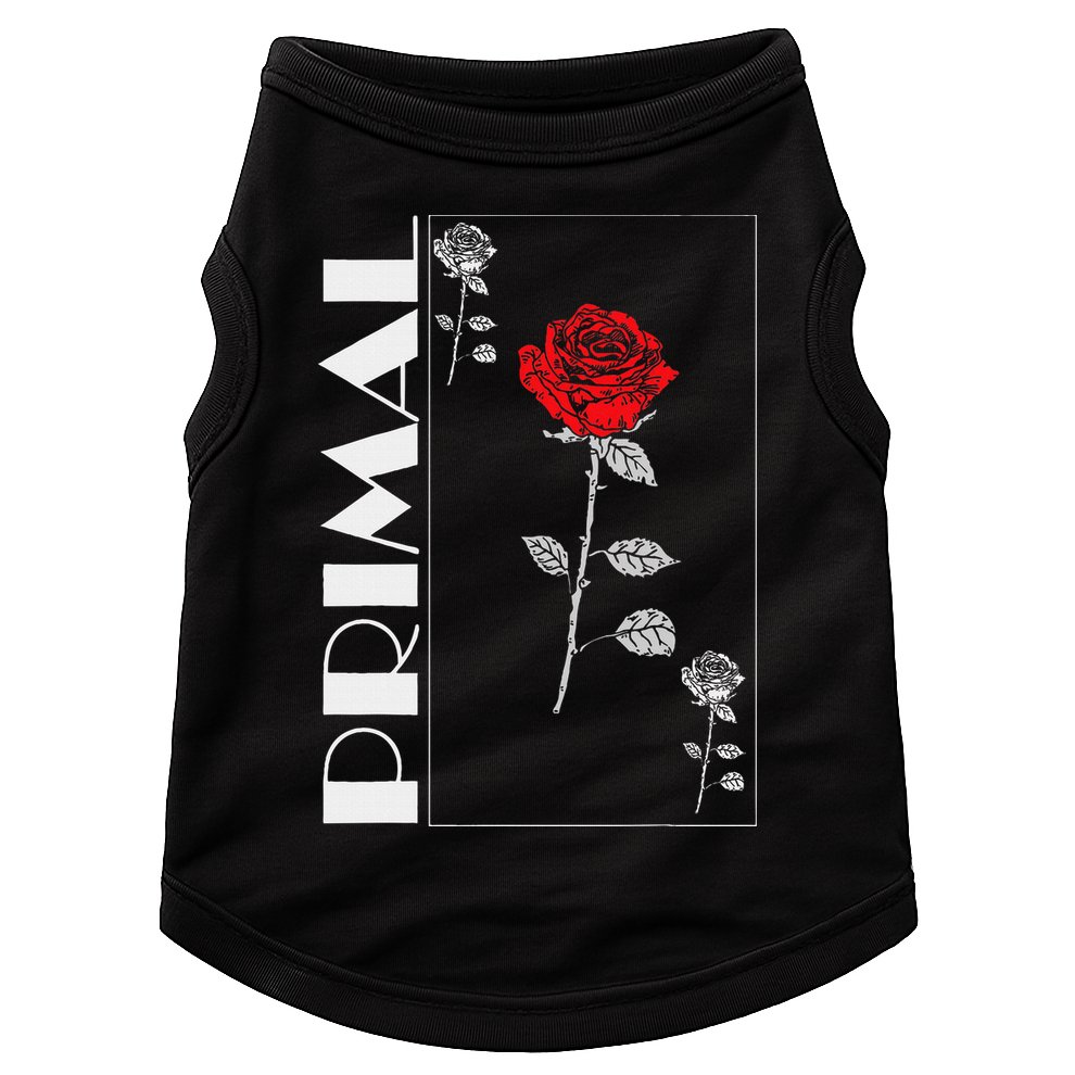 Primal Rose Empyre Floral Rose Flower Doggie Tank