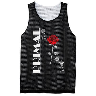 Primal Rose Empyre Floral Rose Flower Mesh Reversible Basketball Jersey Tank