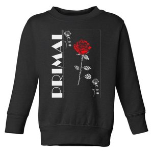 Primal Rose Empyre Floral Rose Flower Toddler Sweatshirt