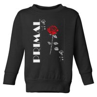 Primal Rose Empyre Floral Rose Flower Toddler Sweatshirt