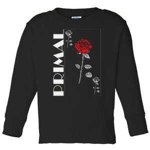 Primal Rose Empyre Floral Rose Flower Toddler Long Sleeve Shirt