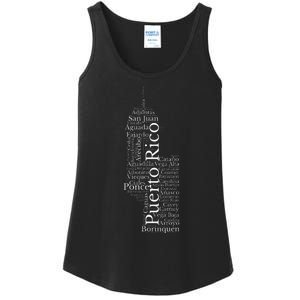 Puerto Rico El Morro Prideful Puerto Rican Cities And Towns Ladies Essential Tank