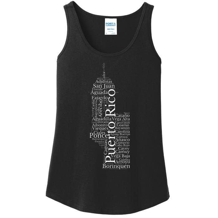 Puerto Rico El Morro Prideful Puerto Rican Cities And Towns Ladies Essential Tank