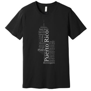 Puerto Rico El Morro Prideful Puerto Rican Cities And Towns Premium T-Shirt