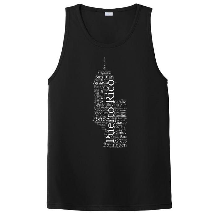 Puerto Rico El Morro Prideful Puerto Rican Cities And Towns PosiCharge Competitor Tank