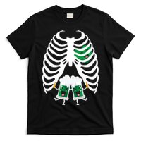 Pregnant Beer Skeleton Irish Baby T-Shirt