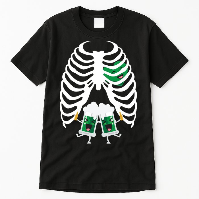 Pregnant Beer Skeleton Irish Baby Tall T-Shirt