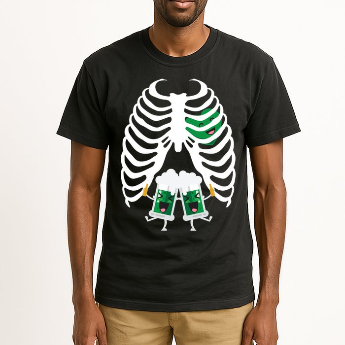 Pregnant Beer Skeleton Irish Baby Tall T-Shirt