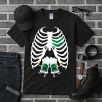 Pregnant Beer Skeleton Irish Baby Tall T-Shirt