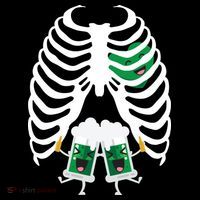Pregnant Beer Skeleton Irish Baby 16 in Basic Backpack