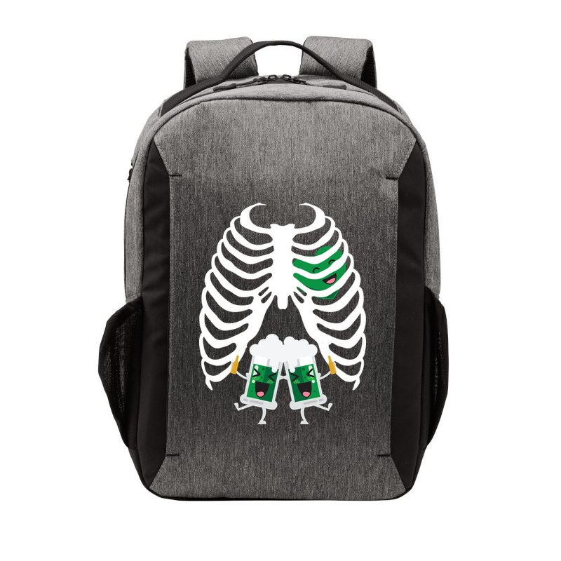Pregnant Beer Skeleton Irish Baby Vector Backpack