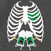 Pregnant Beer Skeleton Irish Baby Vector Backpack