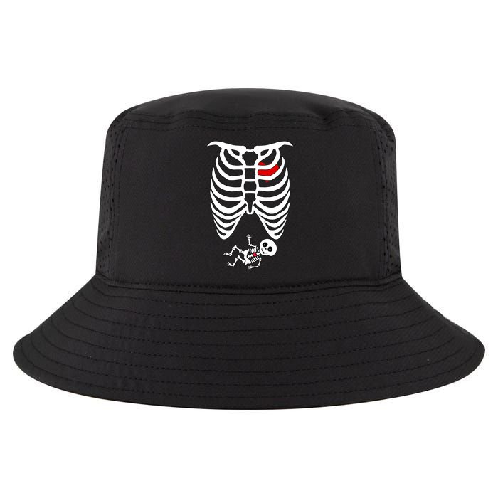 Pregnant Skeleton Cool Comfort Performance Bucket Hat