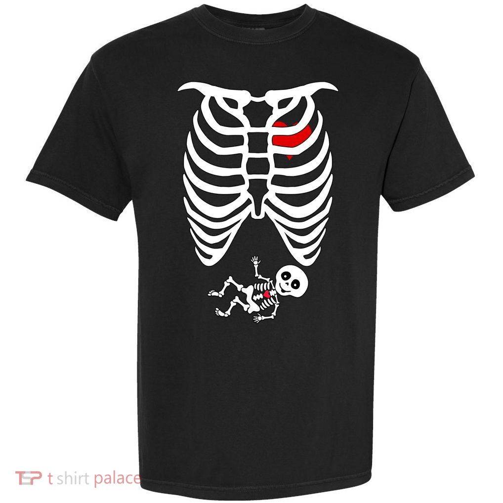Pregnant Skeleton Garment-Dyed Heavyweight T-Shirt