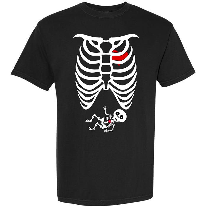 Pregnant Skeleton Garment-Dyed Heavyweight T-Shirt