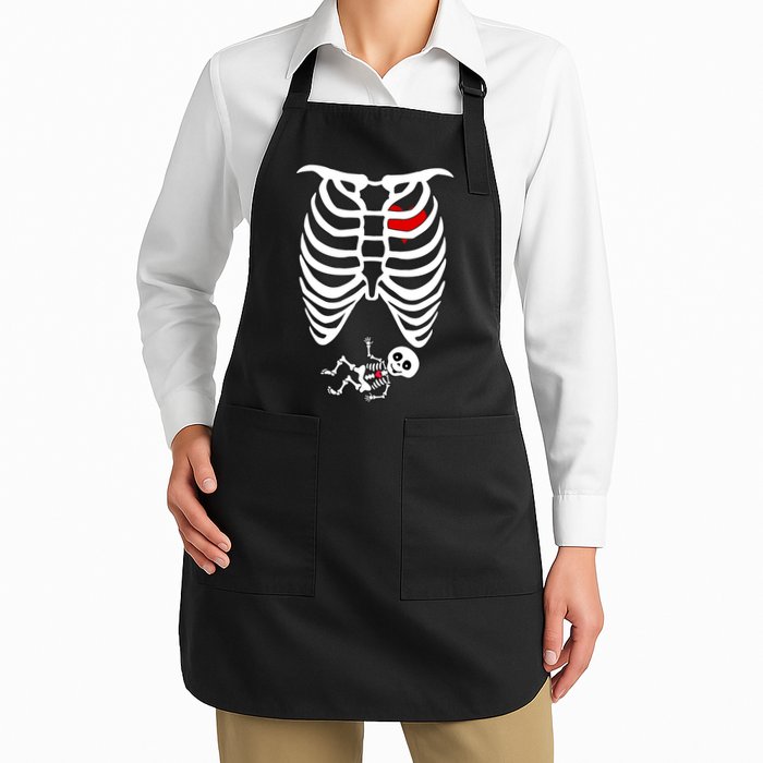 Pregnant Skeleton Apron