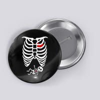 Pregnant Skeleton Button