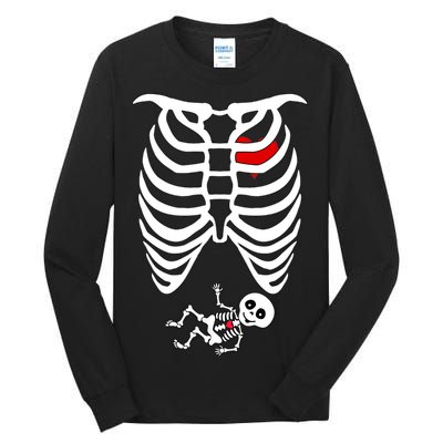 Pregnant Skeleton Tall Long Sleeve T-Shirt