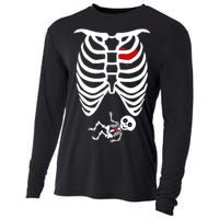 Pregnant Skeleton Cooling Performance Long Sleeve Crew