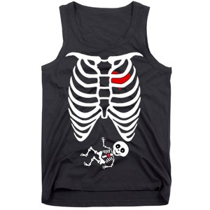 Pregnant Skeleton Tank Top