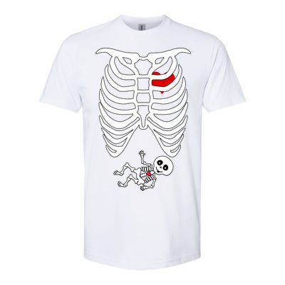 Pregnant Skeleton Softstyle® CVC T-Shirt