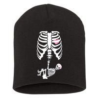 Pregnant Skeleton Baby Girl Halloween Costume Short Acrylic Beanie