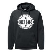 Premium Quality Beer Babe Finest Selection Performance Fleece Hoodie