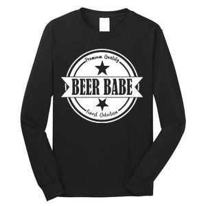 Premium Quality Beer Babe Finest Selection Long Sleeve Shirt