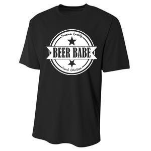 Premium Quality Beer Babe Finest Selection Performance Sprint T-Shirt