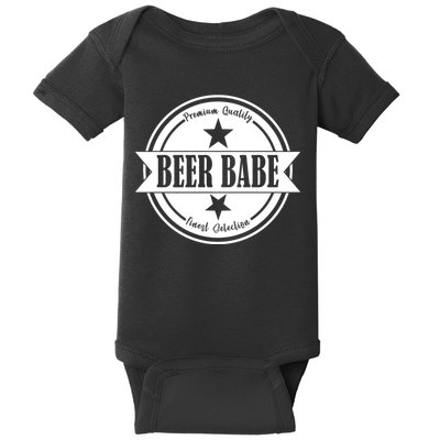 Premium Quality Beer Babe Finest Selection Baby Bodysuit