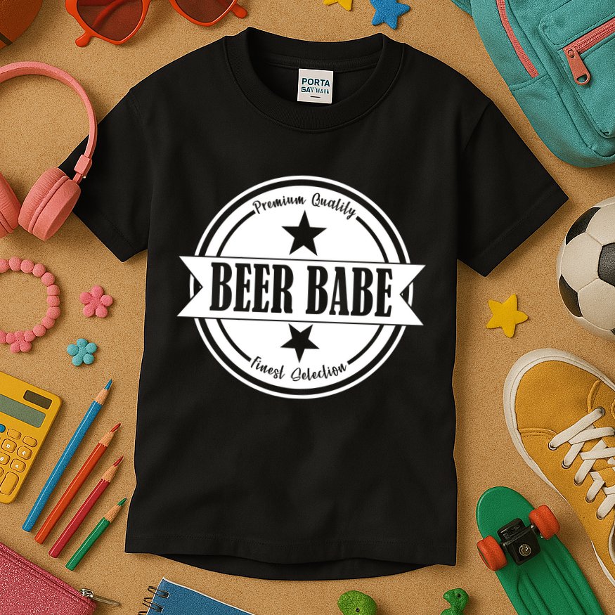 Premium Quality Beer Babe Finest Selection Kids T-Shirt