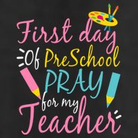 Preschool Pre K Pray For My Teacher Funny Trucker Hat