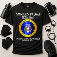 President Donald J. Trump Inauguration Day 2017 Cooling Performance Crew T-Shirt