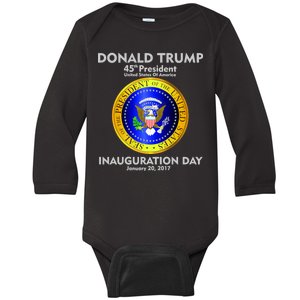 President Donald J. Trump Inauguration Day 2017 Baby Long Sleeve Bodysuit