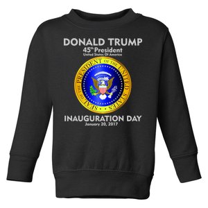 President Donald J. Trump Inauguration Day 2017 Toddler Sweatshirt