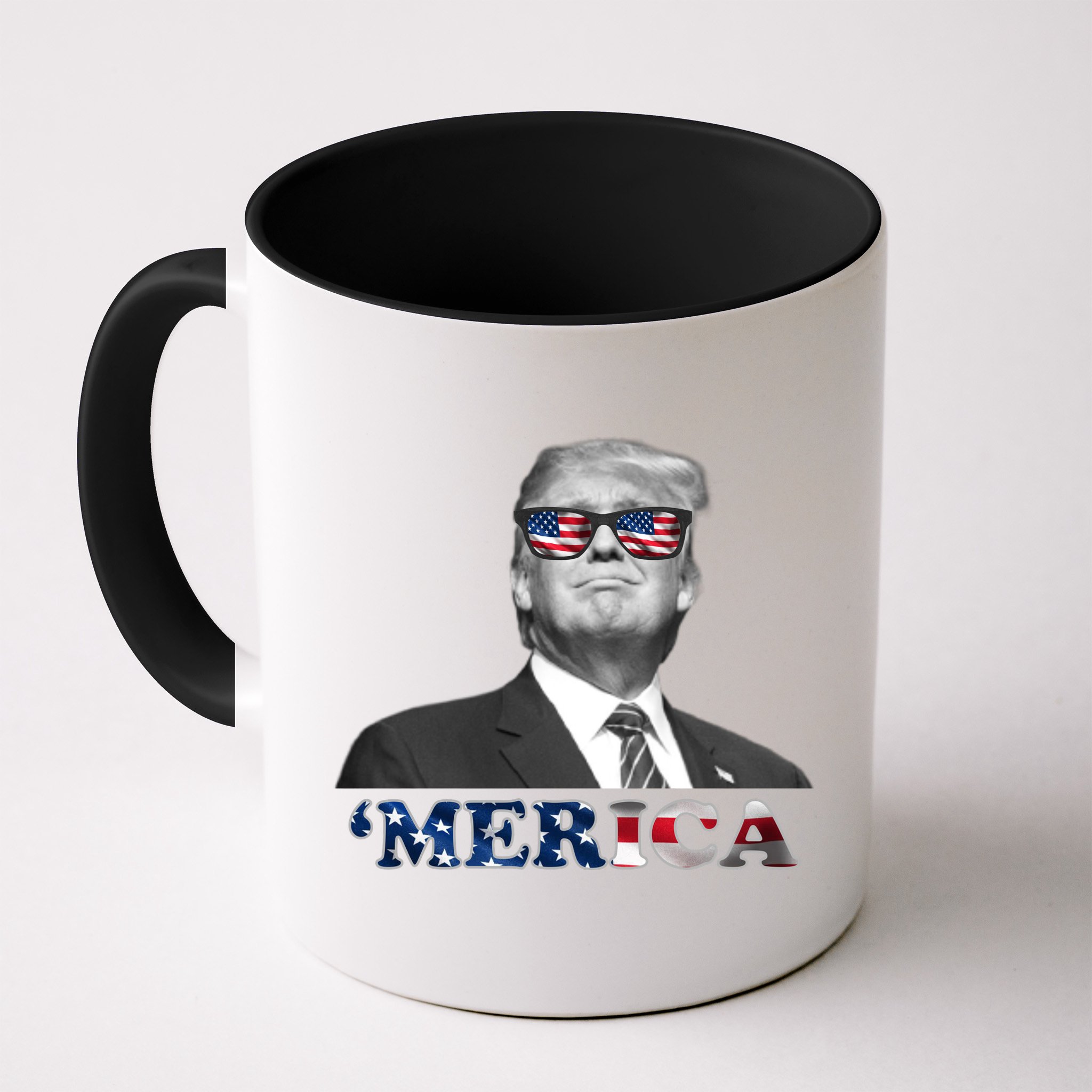President Donald Trump Merica Patriotic USA Flag Mug