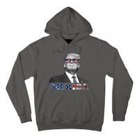 President Donald Trump Merica Patriotic USA Flag Tall Hoodie