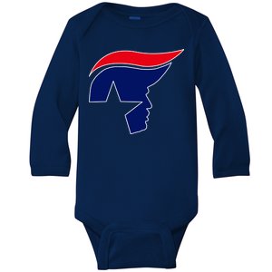 President Trump Star Republican Logo Baby Long Sleeve Bodysuit