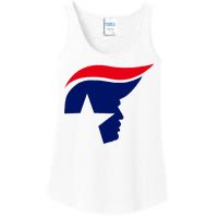 President Trump Star Republican Logo Ladies Essential Tank