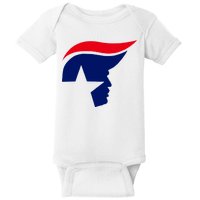 President Trump Star Republican Logo Baby Bodysuit